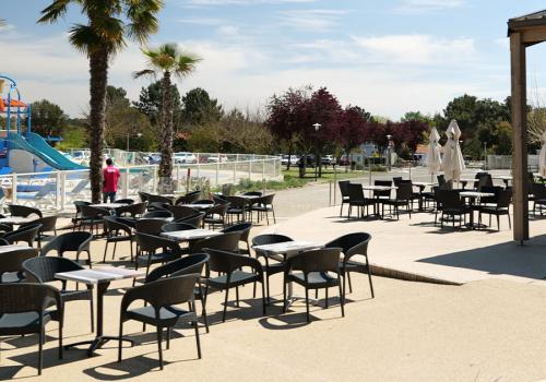 Le restaurant au camping Les Dunes de Contis