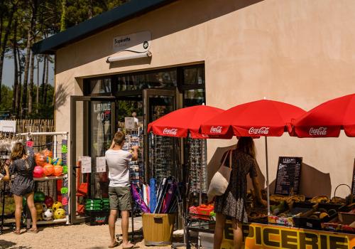 L'épicerie au camping Les Dunes de Contis