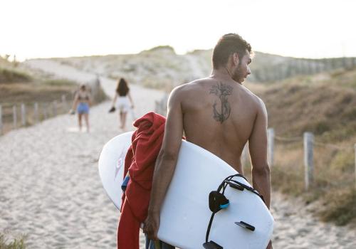 Le surf au camping La Pointe