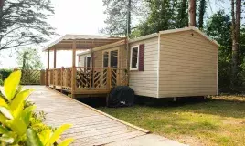 Les magnifiques mobilhomes du camping Siblu Villages Bois de Bayadène 1