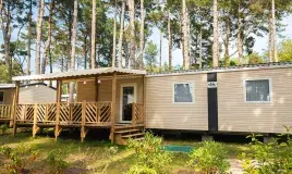 Les magnifiques mobilhomes du camping Siblu Villages Bois de Bayadène 2