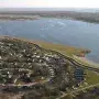 Vue aérienne camping de Lauwersoog