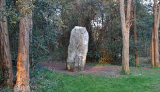 Le menhir de la Pierre Attelée