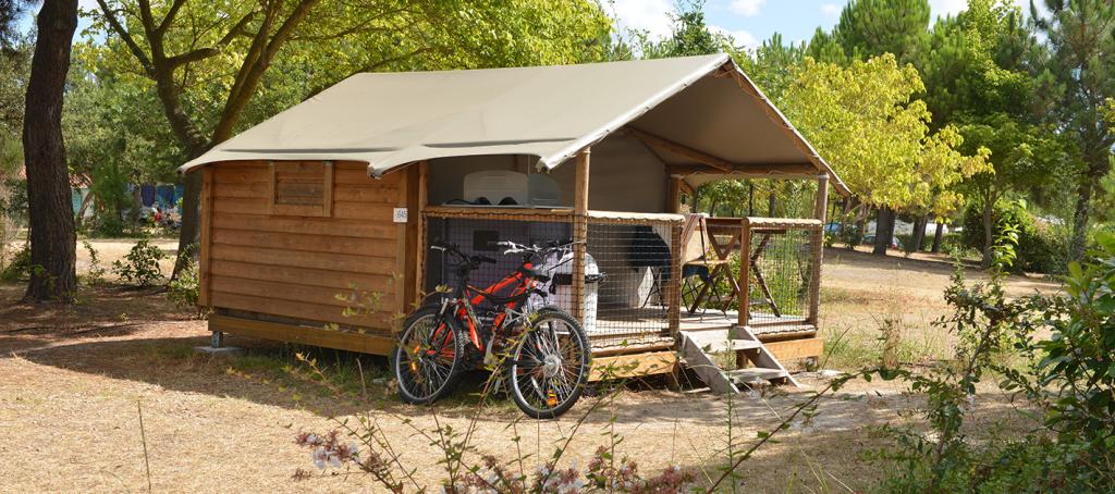 Mobil home du camping Mimizan Plage