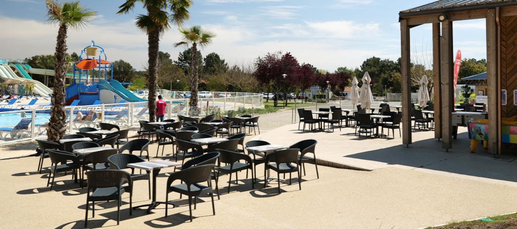 Le restaurant au camping Les Dunes de Contis