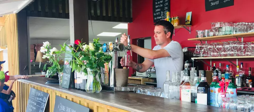 Le bar au camping Le Lac