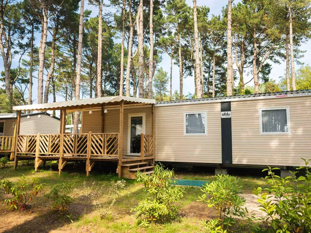 Les magnifiques mobilhomes du camping Siblu Villages Bois de Bayadène 2