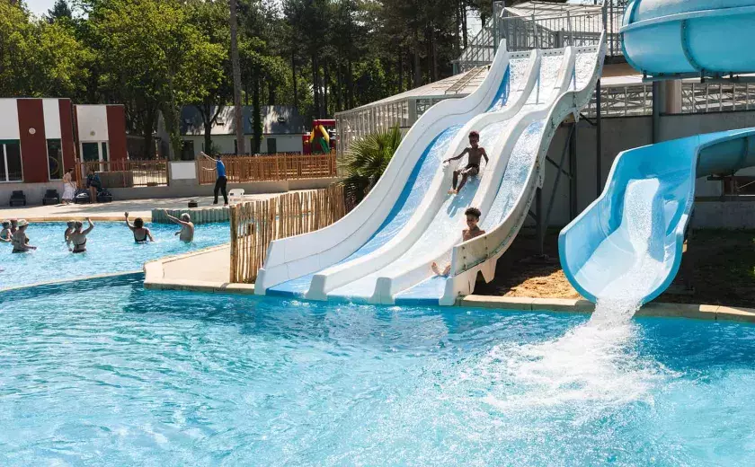 Le sublime complexe aquatique du camping Siblu Villages Bois de Bayadène 3